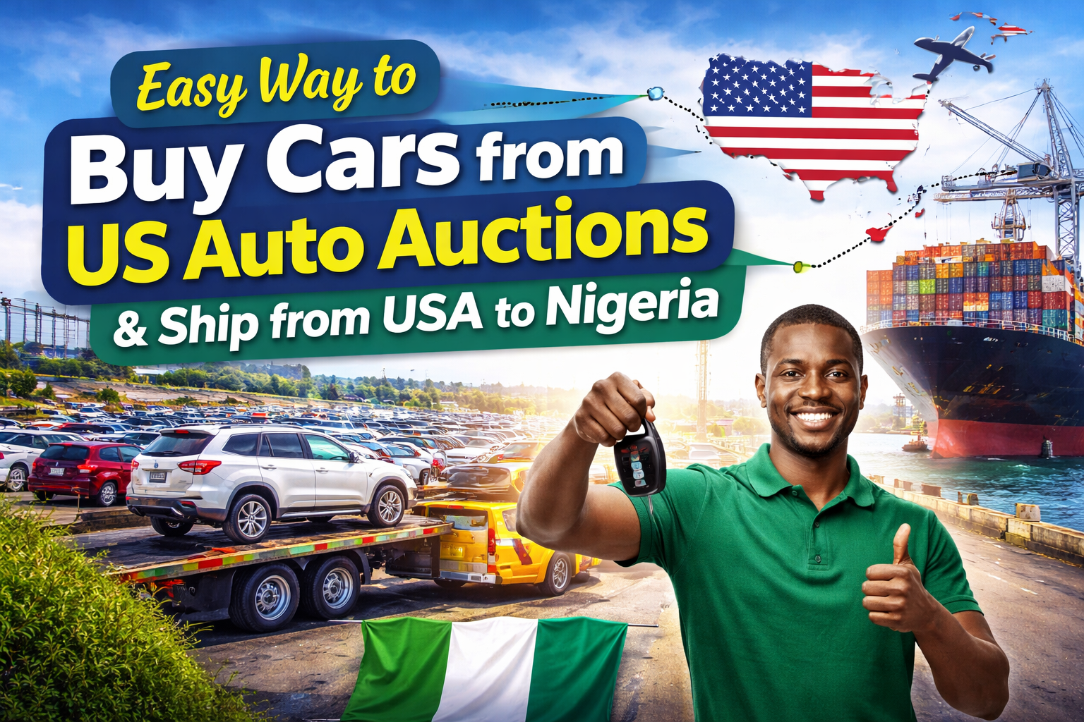Easy Way to Buy Cars from US Auto Auctions & Ship from USA to Nigeria(2026)